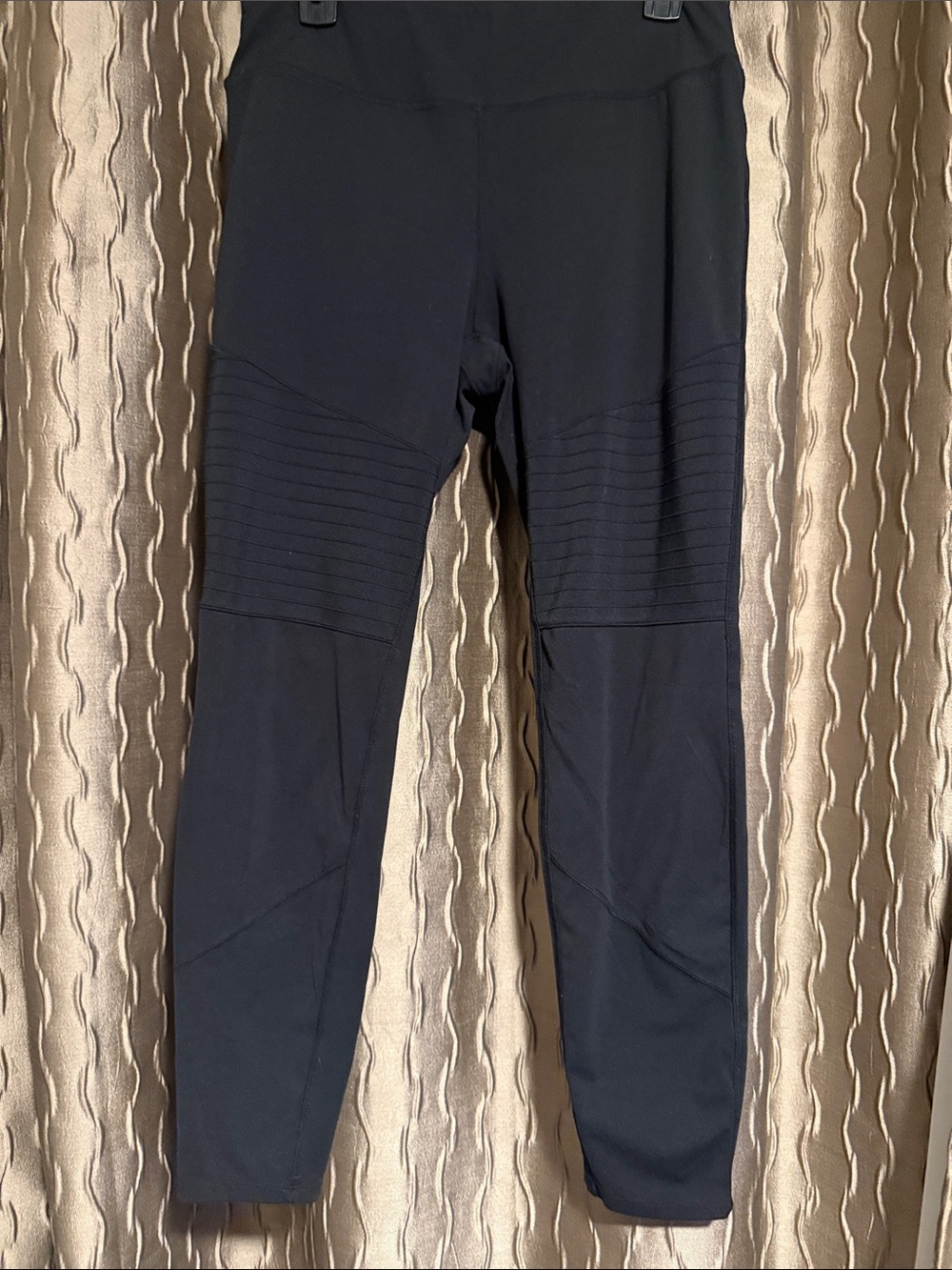 Jockey Black Ribbed-Knee Performance Joggers
